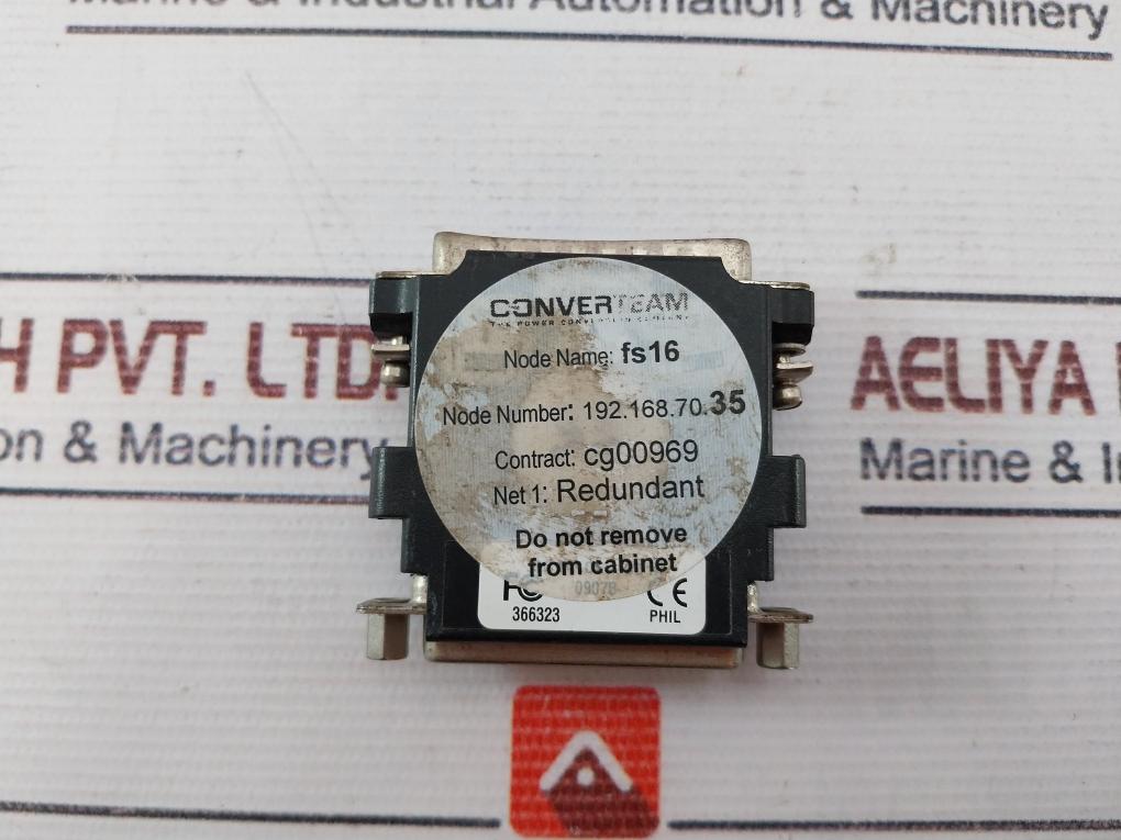 Converteam Fs16 Port Adapter