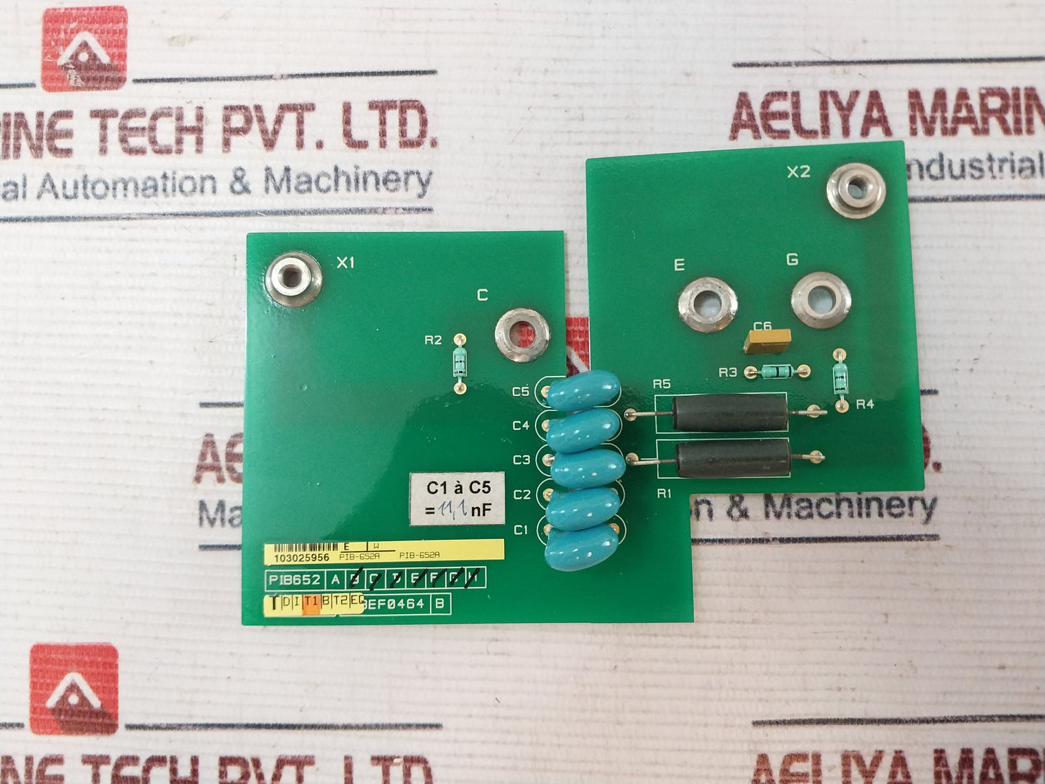 Converteam Pib-652A Gate Drive For Iegt Daughter Board Mv7306Dfe24P09