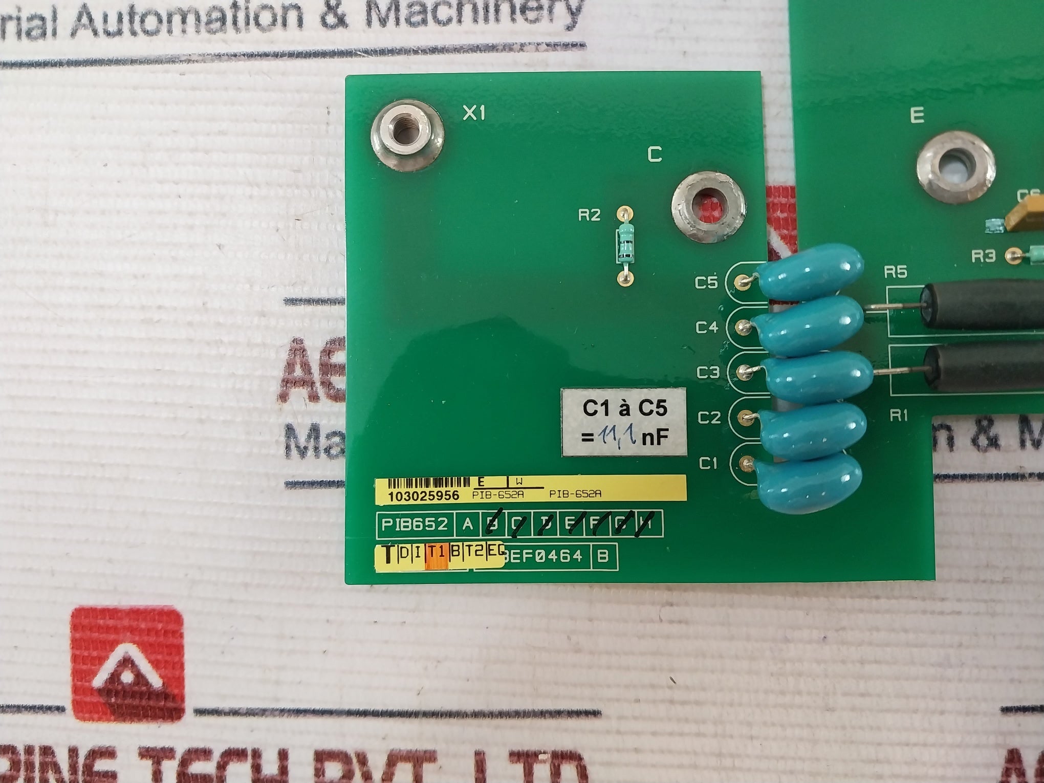Converteam Pib-652A Gate Drive For Iegt Daughter Board Mv7306Dfe24P09
