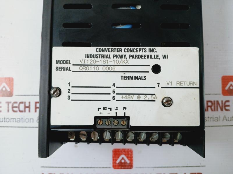 Converter Concepts Vi120-181-10/kx Power Supply Unit 90-250vac 2.5 Amps 44-440hz