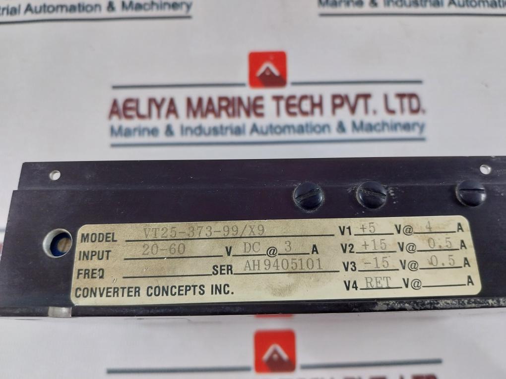 Converter Concepts Vt25-373-99/X9 Power Supply