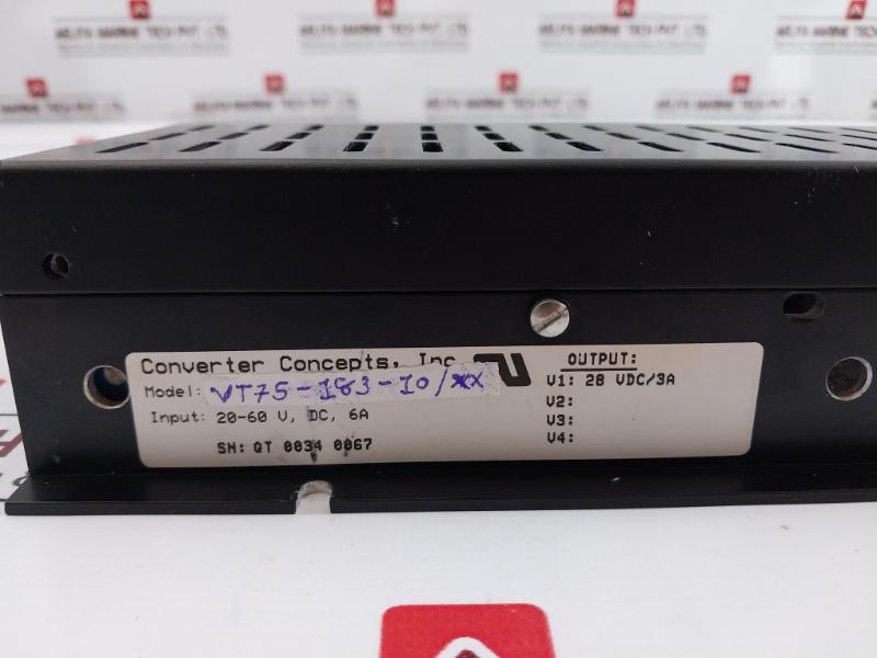 Converter Concepts Vt75-183-10/xx Power Supply 28 Vdc/3a