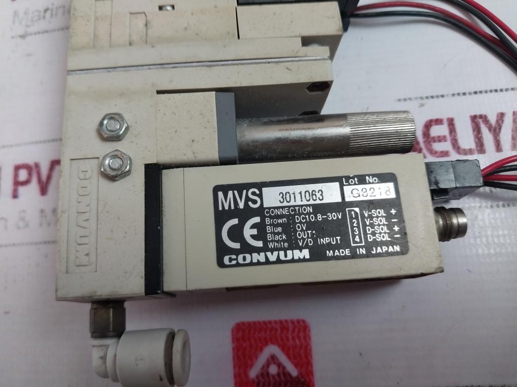 Convum Mvs 3011063 + Cvx-1243-mc2 Digital Pressure Sensor Dc10.8-30V 0–0.7 Mpa