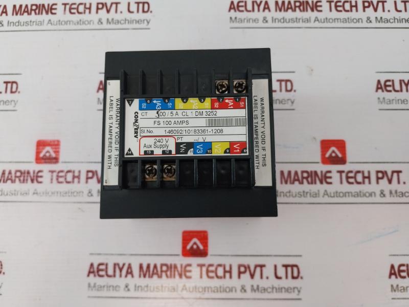 Conzerv DM 3252 Digital Panel Meter 500/100/5A 240 V