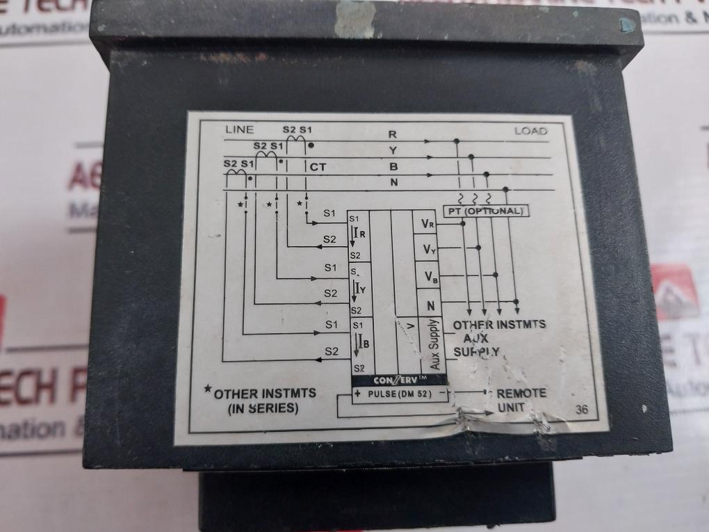 Conzerv Dm5240 Energy Meter Fs 287.51 Kwh