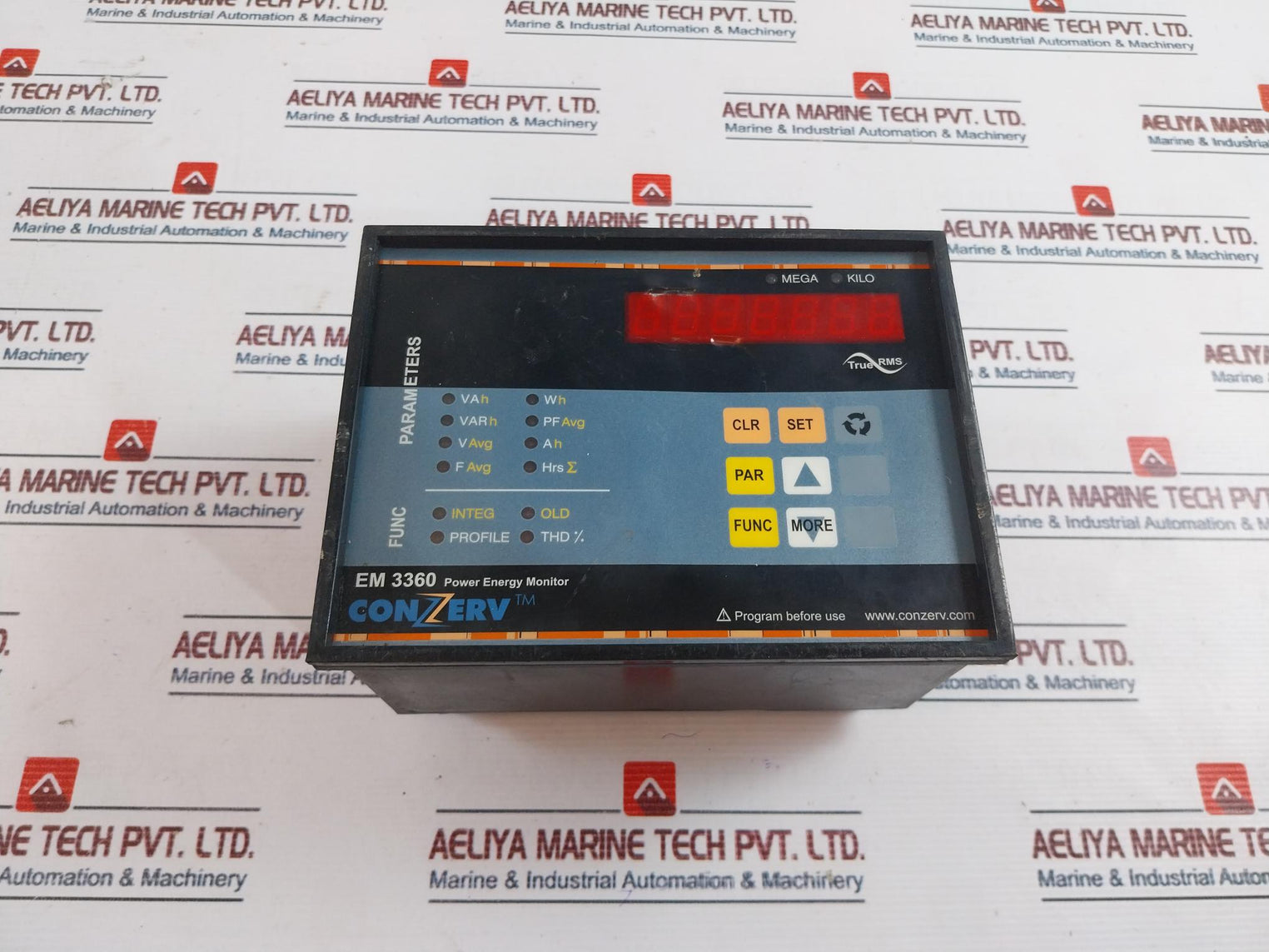 Conzerv Em 3360 True Rms Power Energy Monitor 50/60Hz