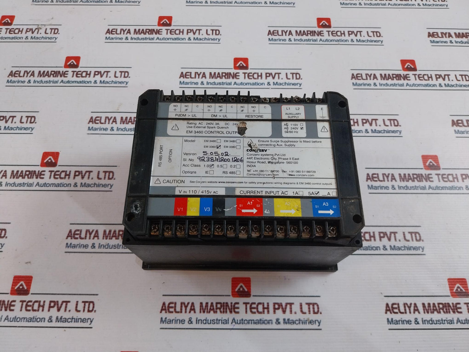 Conzerv Em 3360 True Rms Power Energy Monitor 50/60Hz