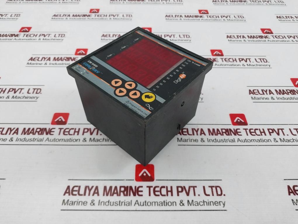 Conzerv Em 6400 Power Meter 44 To 300V Ac/Dc