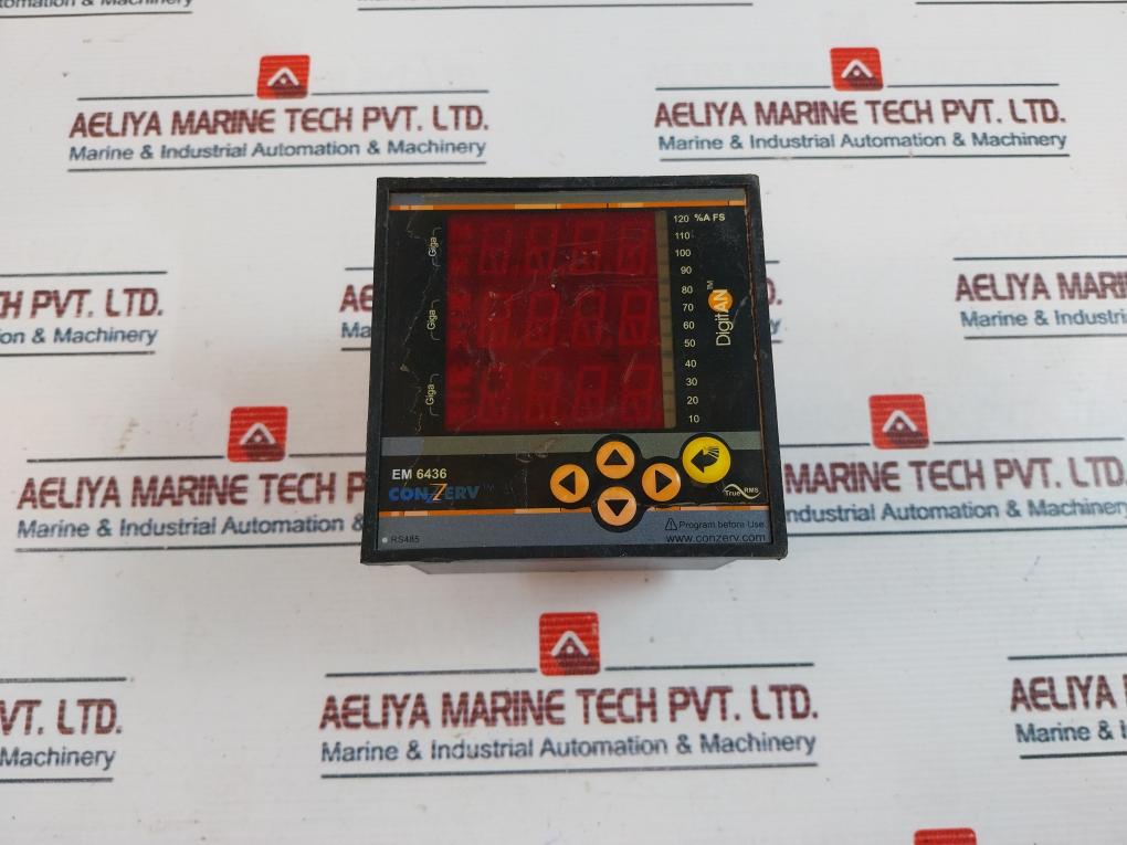 Conzerv Em 6436 Digital True Rms Energy Meter Ver 03.03.05