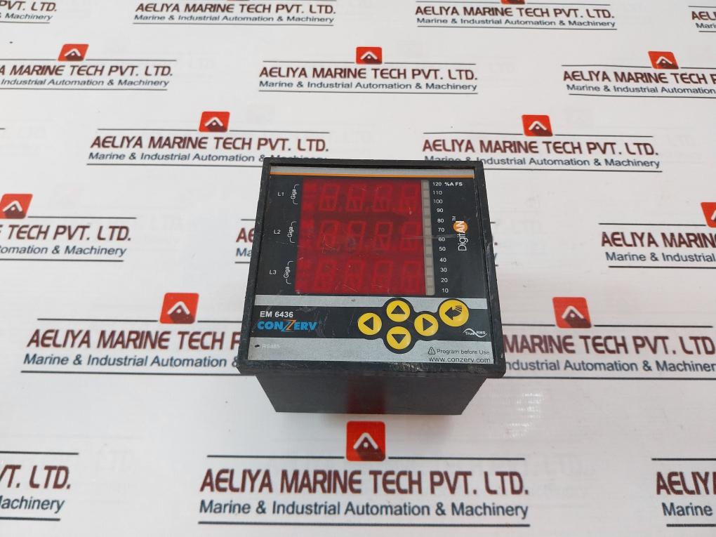 Conzerv Em 6436 Power Meter 44 To 300V Ac Dc