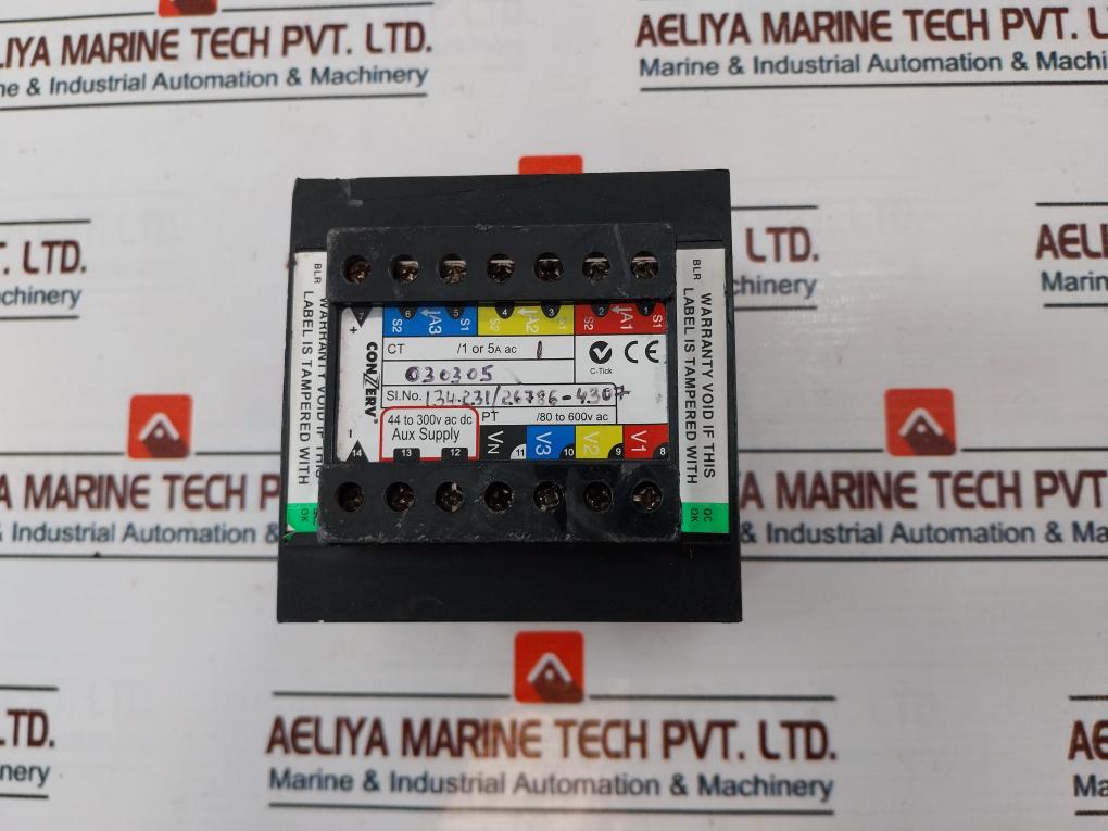 Conzerv Em 6436 Power Meter 44 To 300V Ac Dc