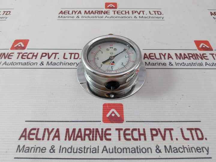 Cool Dynamic Ss-3072 Water Pressure Gauge 0-6 Bar 0-90 Psi