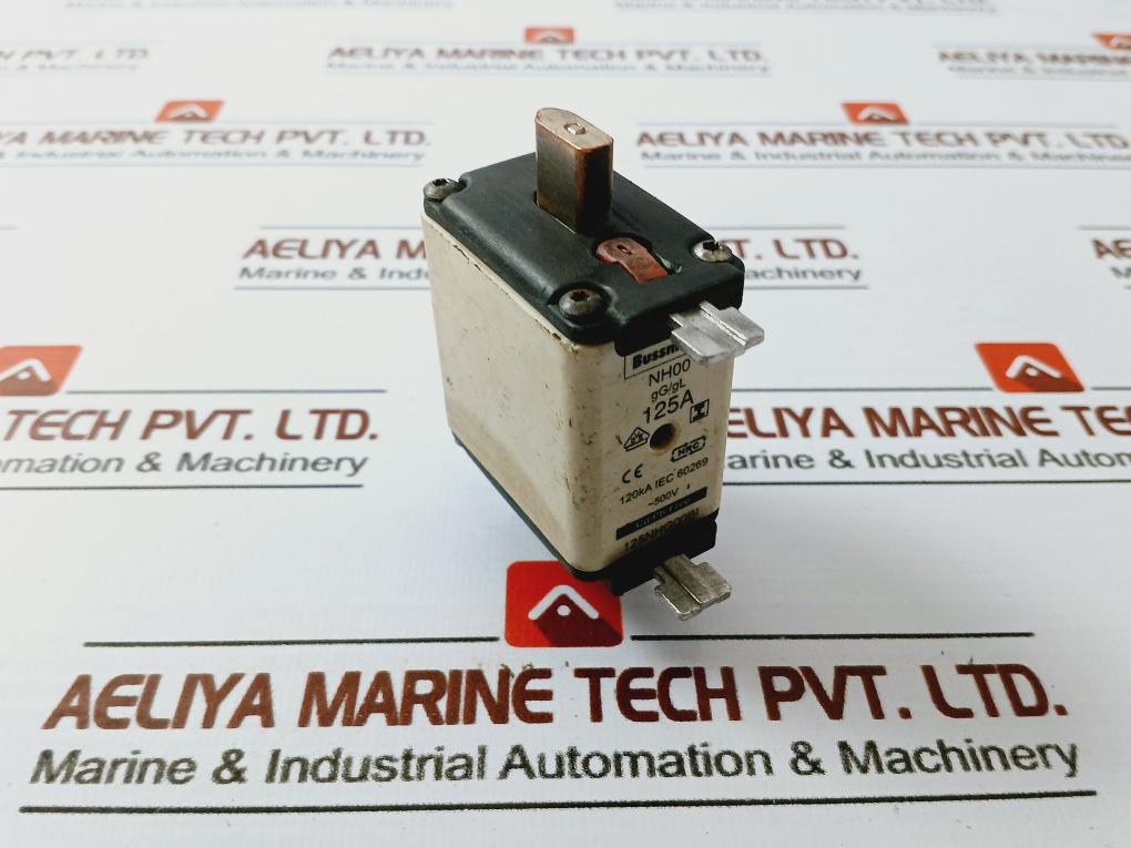 Cooper Bussmann 125NHG00BI NH Fuse Square Type GG/GL 125A 120KA