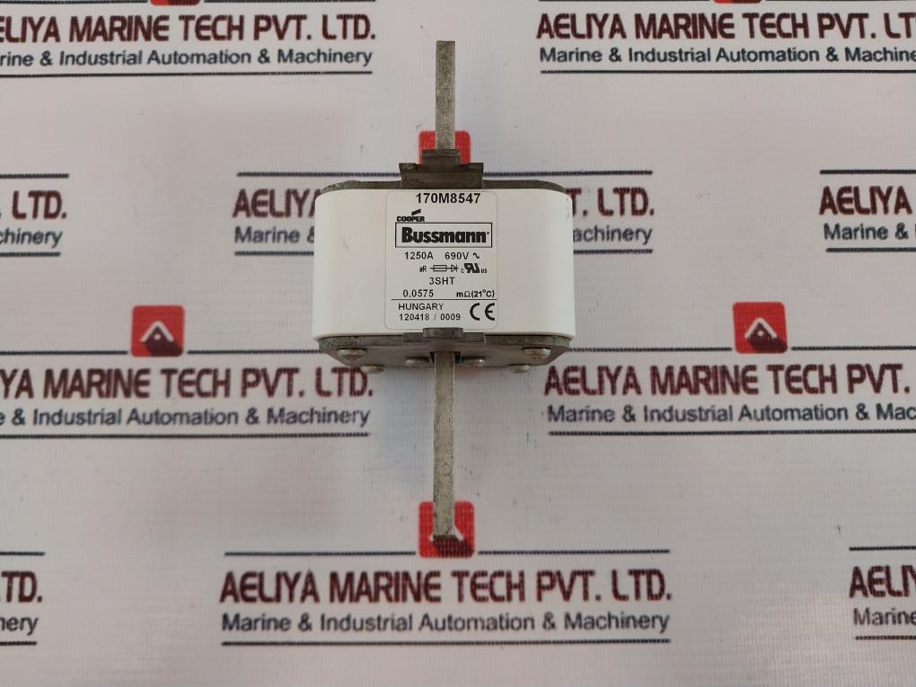Cooper Bussmann 170M8547 Fuse 1250A 690V 3Sht