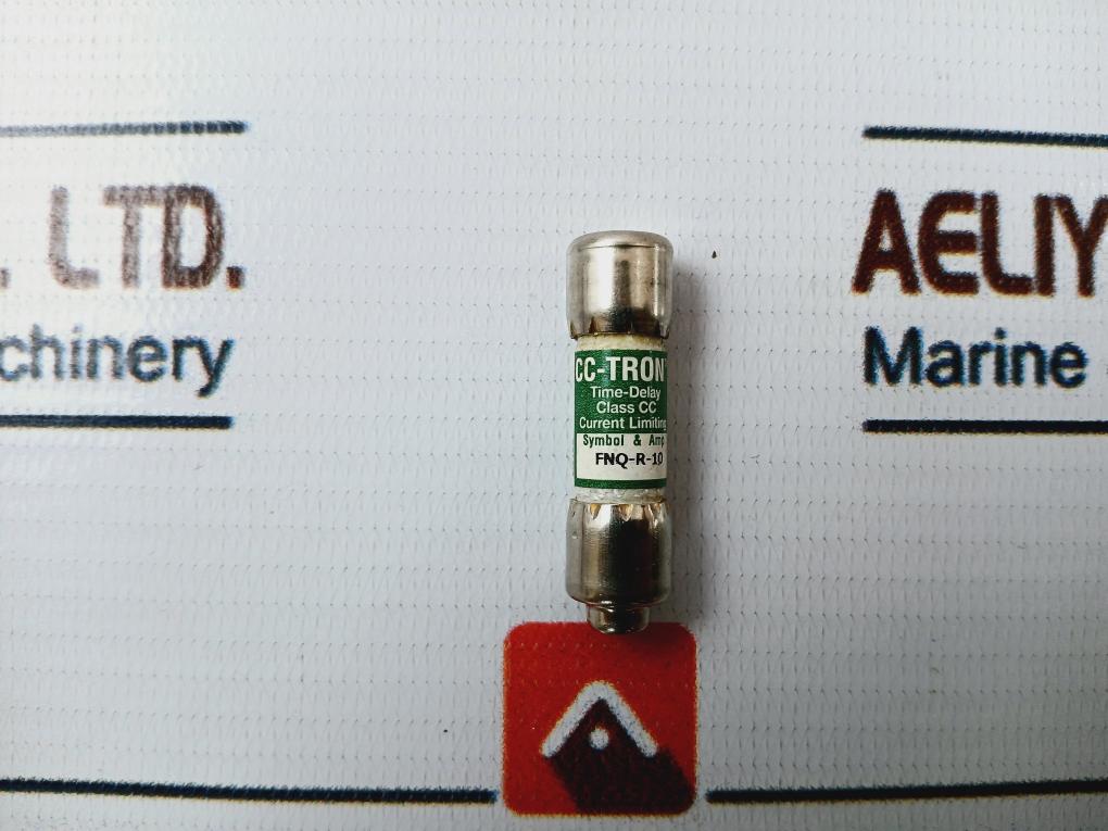 Lot of 5X Cooper Bussmann Fnq-r-10 Current Limiting Cartridge Fuse