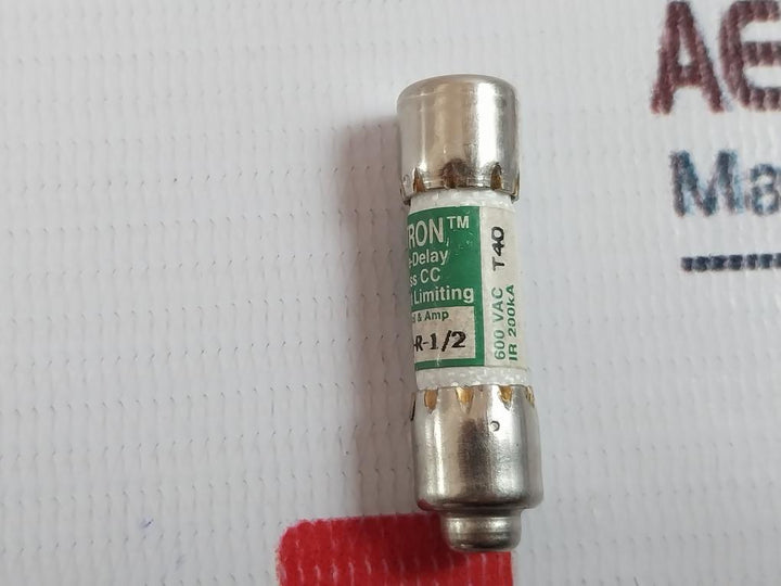 Lot of 5X Cooper Bussmann Fnq-r-1/2 Time-delay Class CC Fuse 600 Vac