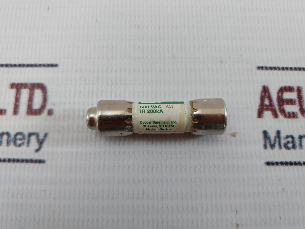 Lot of 5X Cooper Bussmann FNQ-R-1 Class CC Time Delay Fuse 600Vac