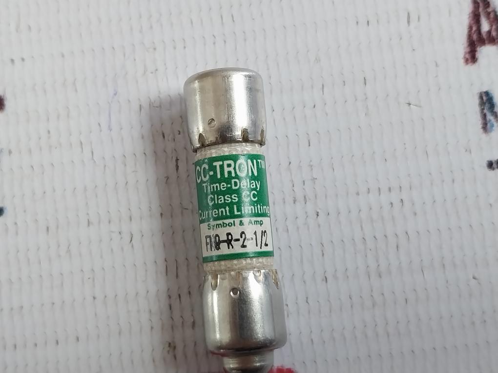 Lot of 5X Cooper Bussmann Fnq-r-2-1/2 Class CC Fuse 600 Vac