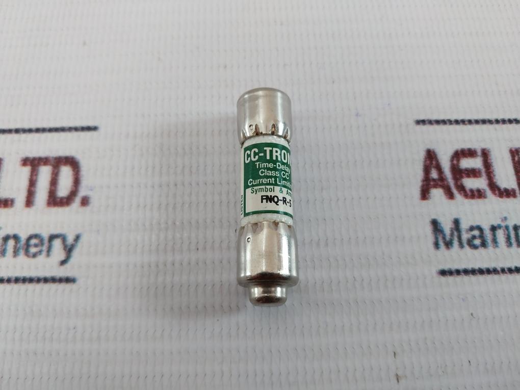 Lot of 4X Cooper Bussmann FNQ-R-5 CC-TRON Class CC Time Delay Fuse 600Vac