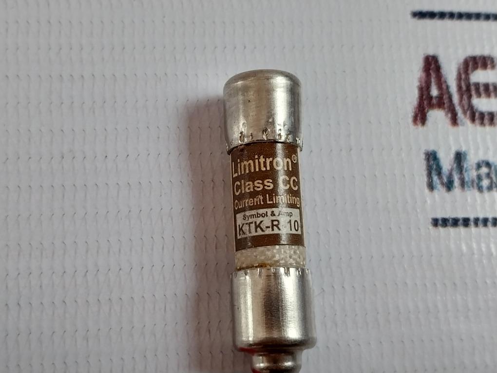 Cooper Bussmann Ktk-r-10 Class Cc Current Limiting Fuse 600V