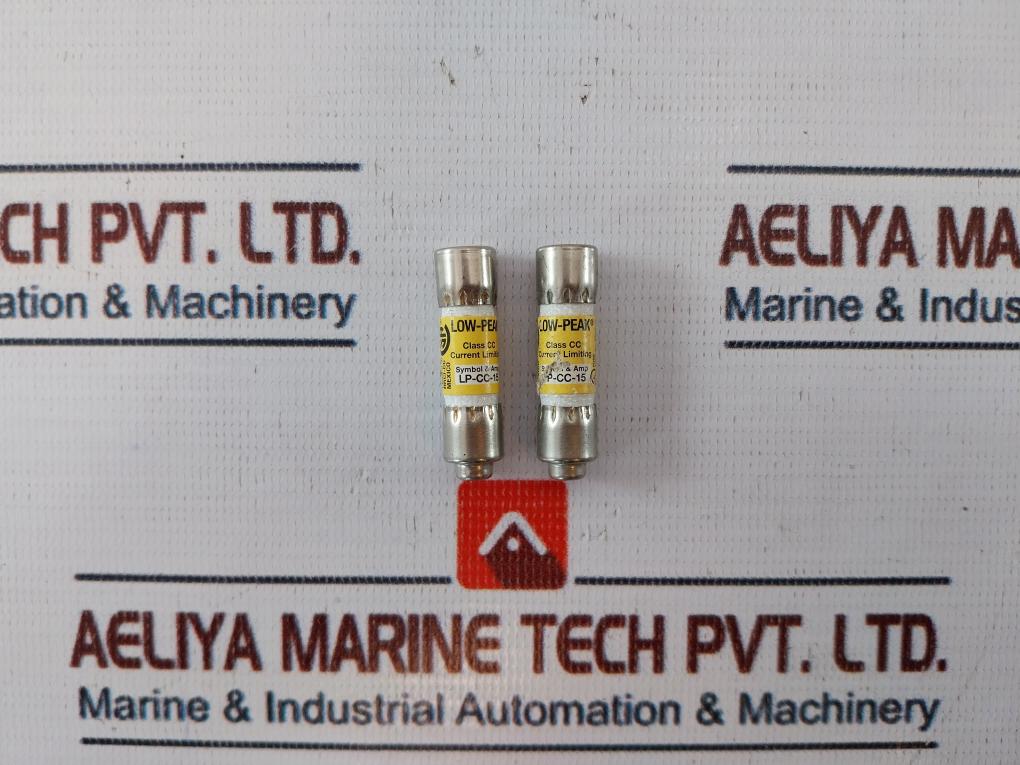 Lot of 11x Cooper Bussmann LP-CC-15 low-Peak Time Delay Fuse