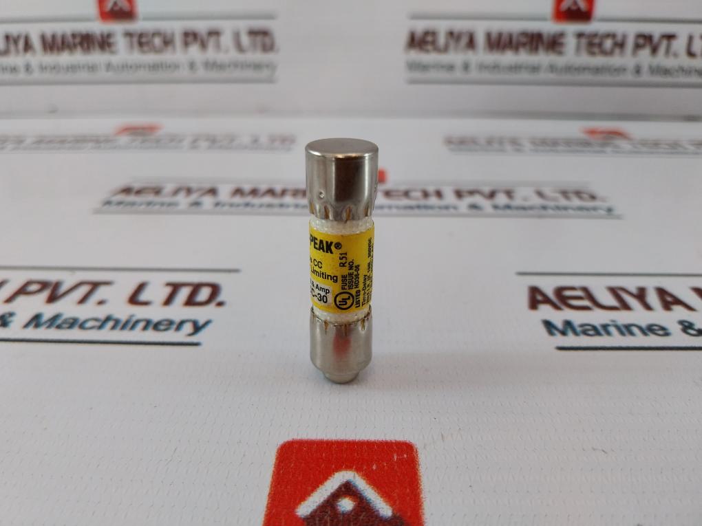 Lot of 7X Cooper Bussmann LP-CC-30 Time Delay Fuse