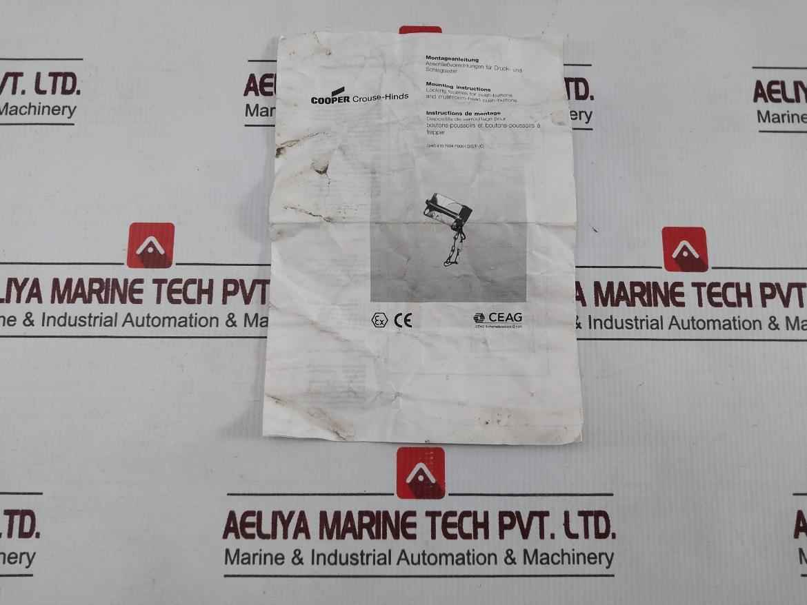 Cooper Crouse-hinds Ghg4101901R0125 Padlocking Facility With Cap Red