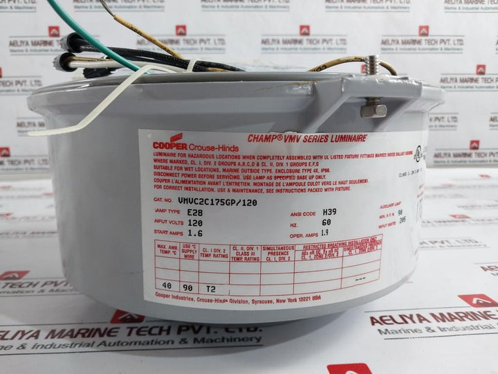 Cooper Crouse-hinds Vmvc2C175Gp/120 Vapor-proof Fixture