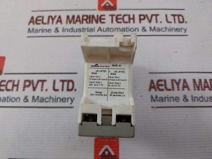Cooper Ghg 41 Contact Block