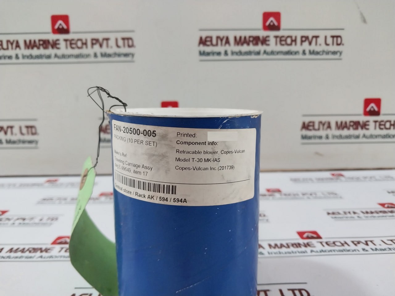 Copes-vulcan 190033 Bearing Compressor Side 3.0” H.S. Pinion Set