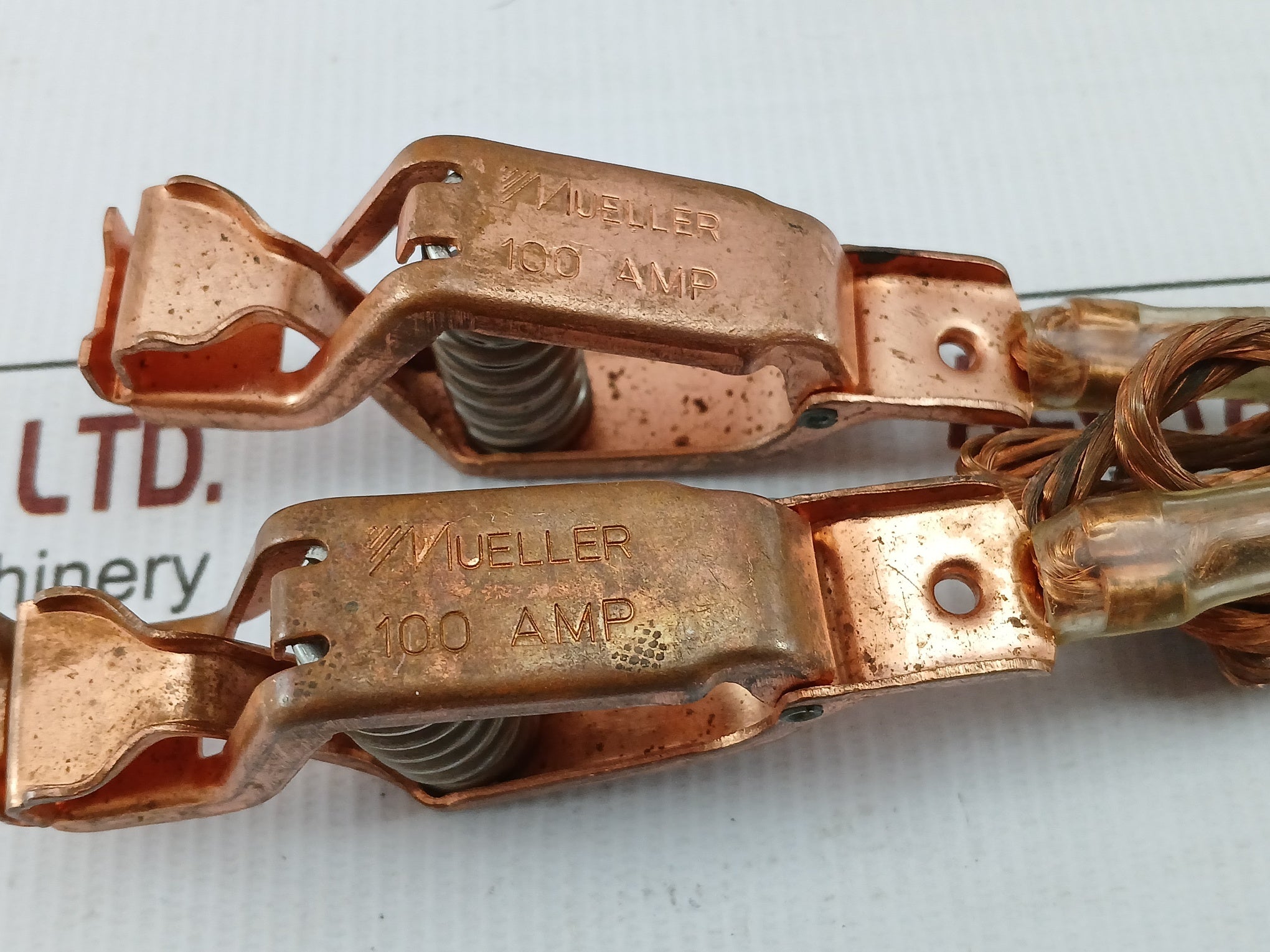 Copper Clip 1.5 Meter 100 Amp Muller