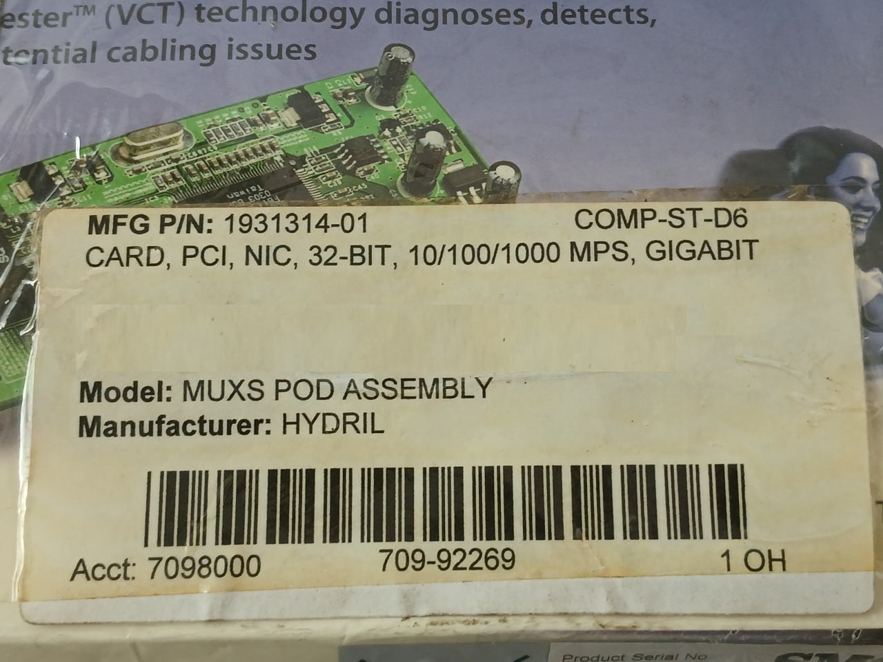 Copper Gigabit Pci Adapter Smc9452Tx Smc