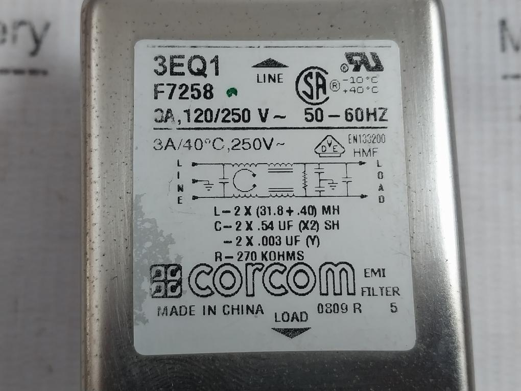 Corcom 3Eq1 F7258