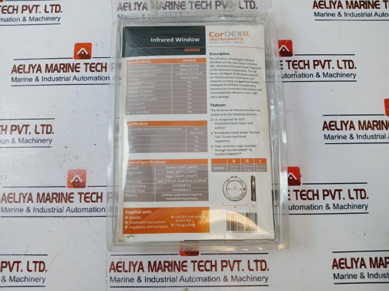 Cordex Iw4000 Intelligent 4”(100Mm) Infrared Window