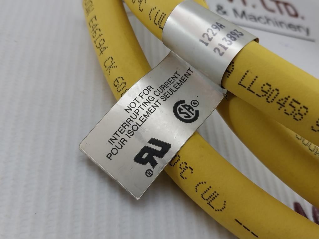 Cordset Connector 32323 Daniel Woodhead 600V 18A