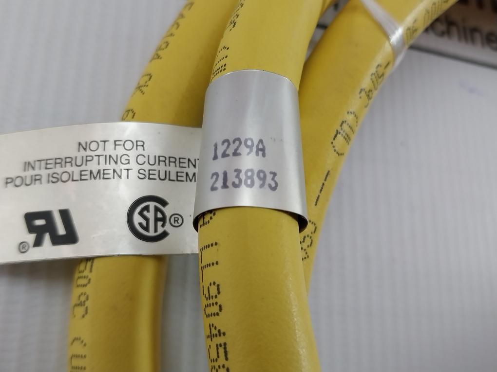 Cordset Connector 32323 Daniel Woodhead 600V 18A