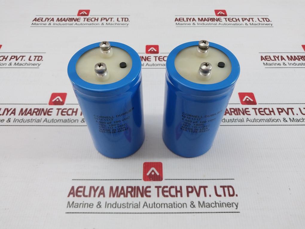 Cornell-Dubilier-Electrolytic-Capacitor-100vdc-101e1317-1