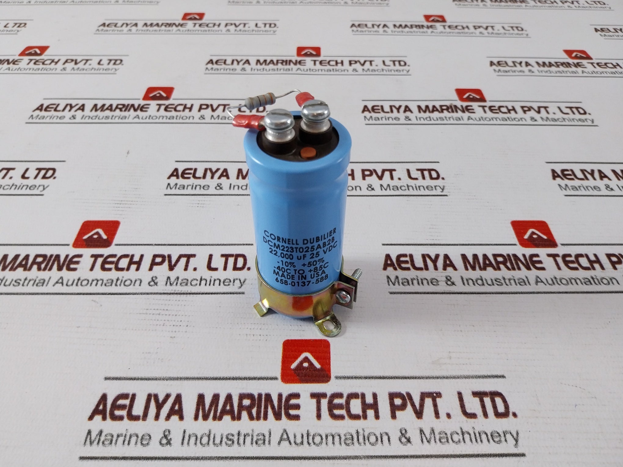 Cornell Dubilier Dcm223T025Ab2B Capacitor 22,000 Uf 25 Vdc, -40 C To +85 C