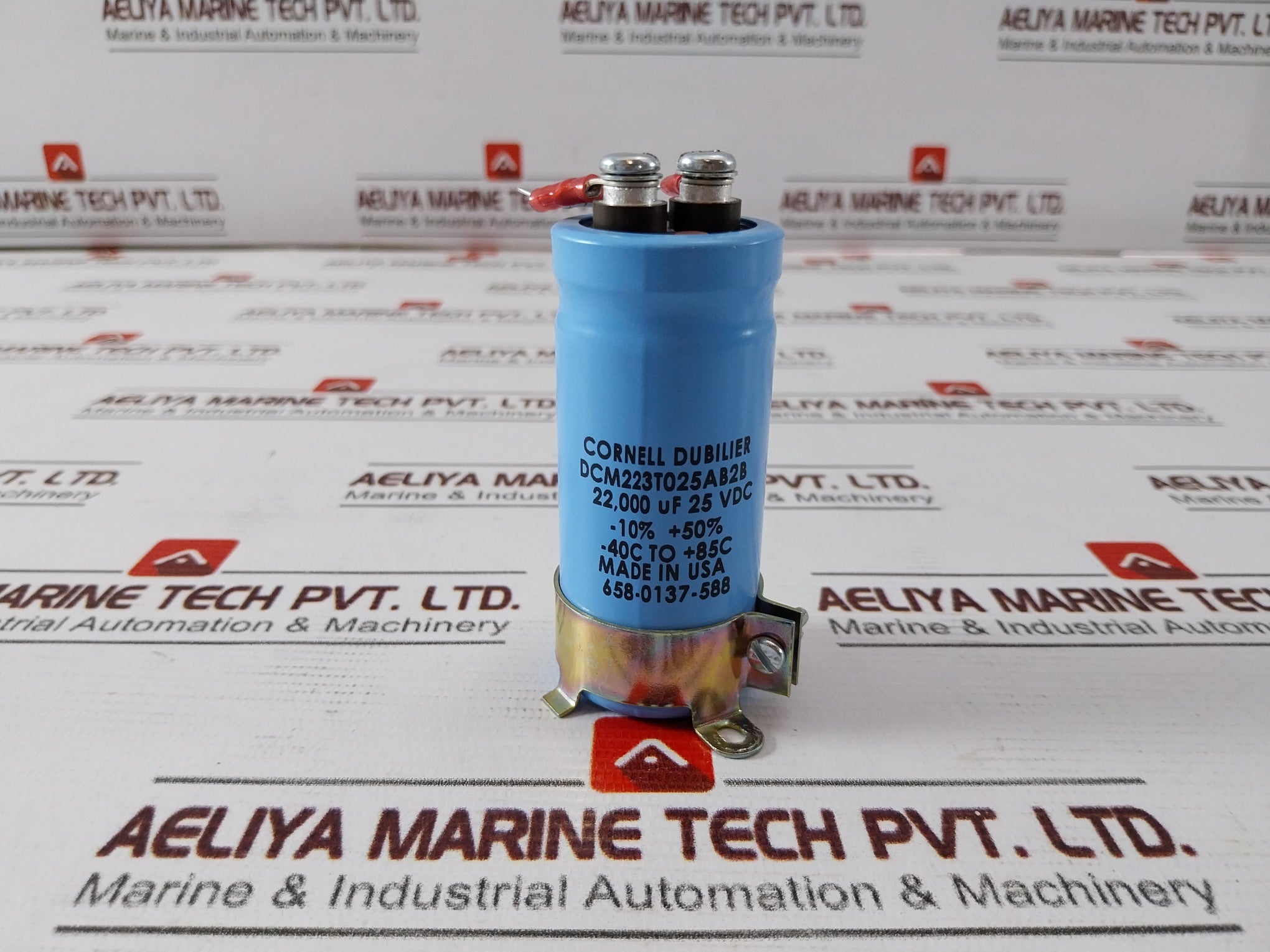 Cornell Dubilier Dcm223T025Ab2B Capacitor 22,000 Uf 25 Vdc, -40 C To +85 C