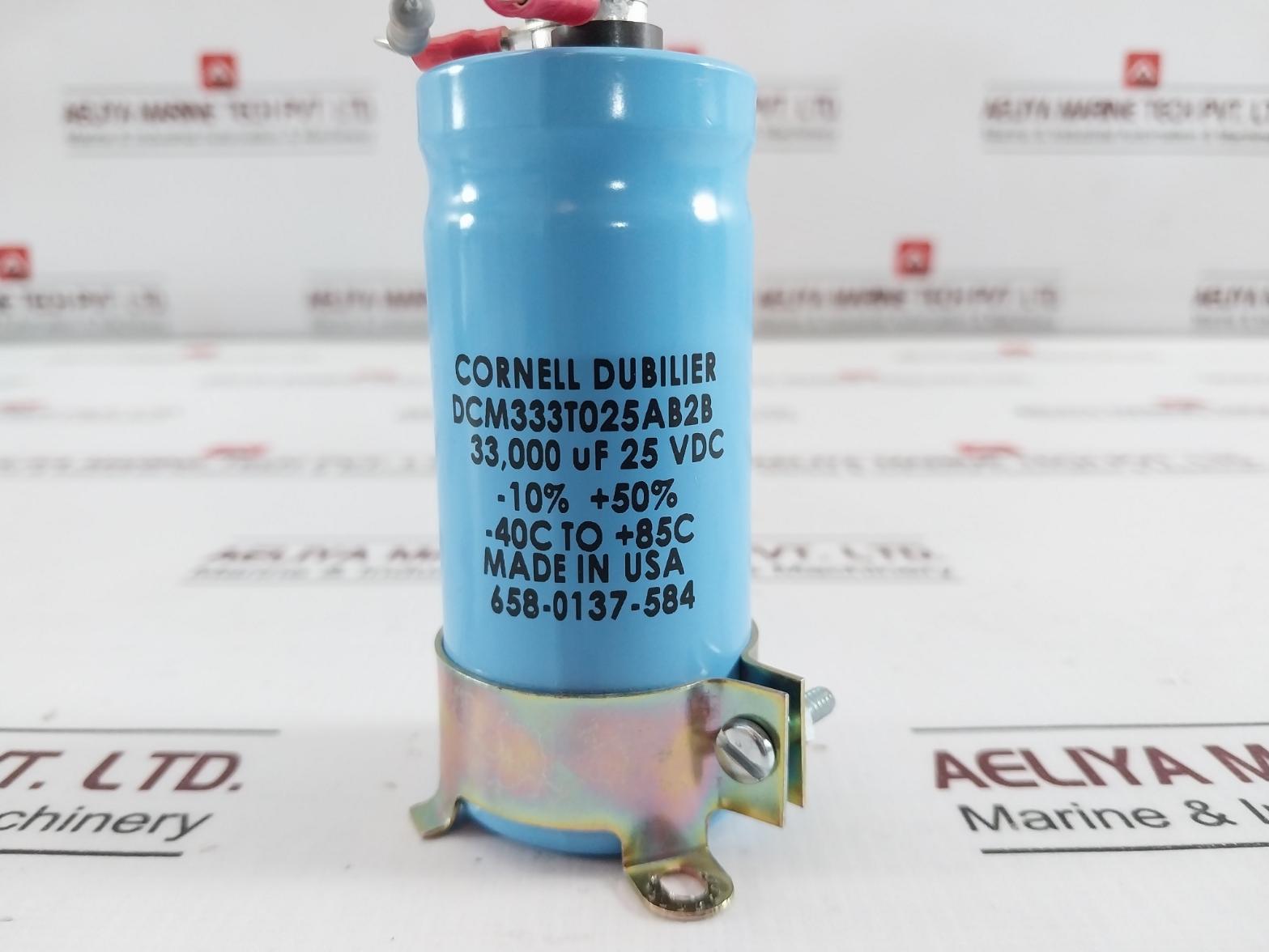 Cornell Dubilier Dcm333T025Ab2B Aluminum Electrolytic Capacitor 25 Vdc