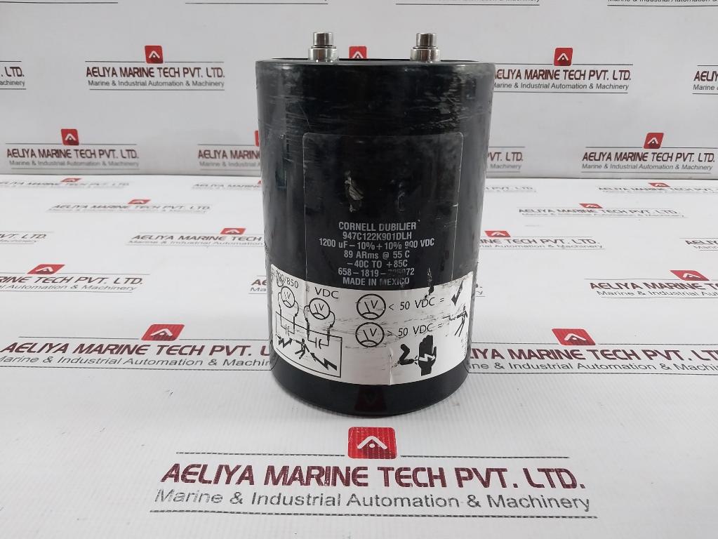 Cornell Dubilier 947C122K901Dlh Dc Link Capacitor 900 Vdc