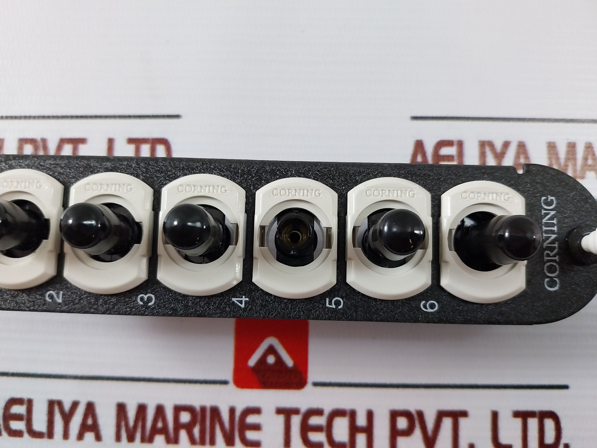 Corning 180685-cch-co06-15 6 Port Cch Connector Panels W/6 Mm/Sm