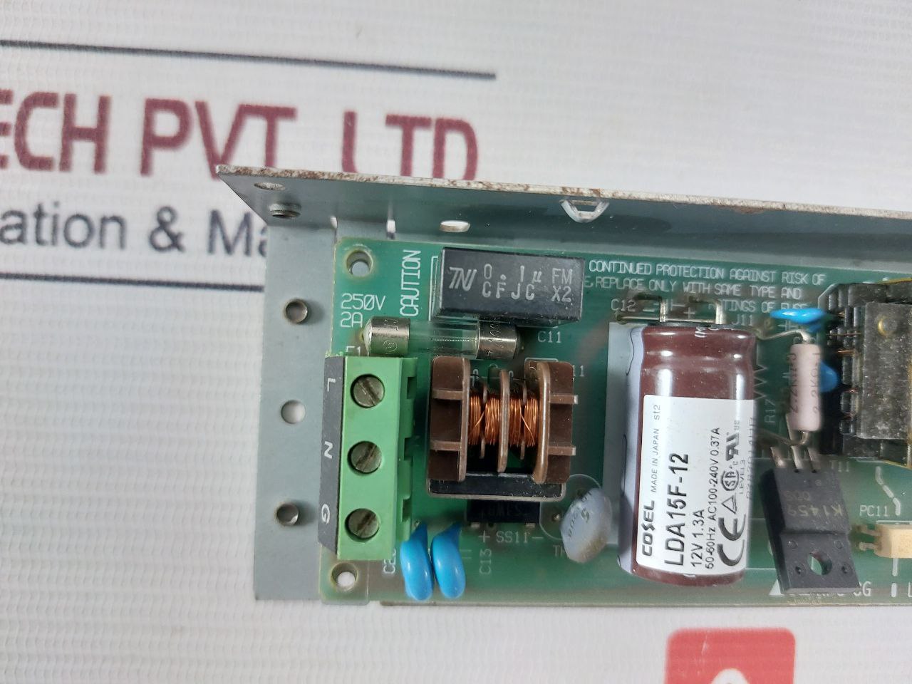 Cosel Lda15F-12 Switching Mode Power Supply Ac100-240V 50 – 60 Hz 0.37A St2