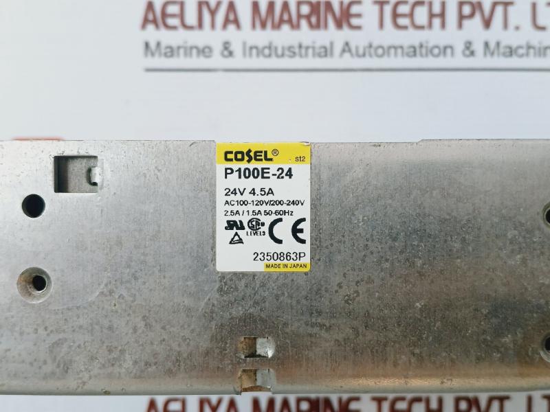 Cosel P100E-24-n Power Supply Module 24V 4.5A 50-60Hz 2350863P