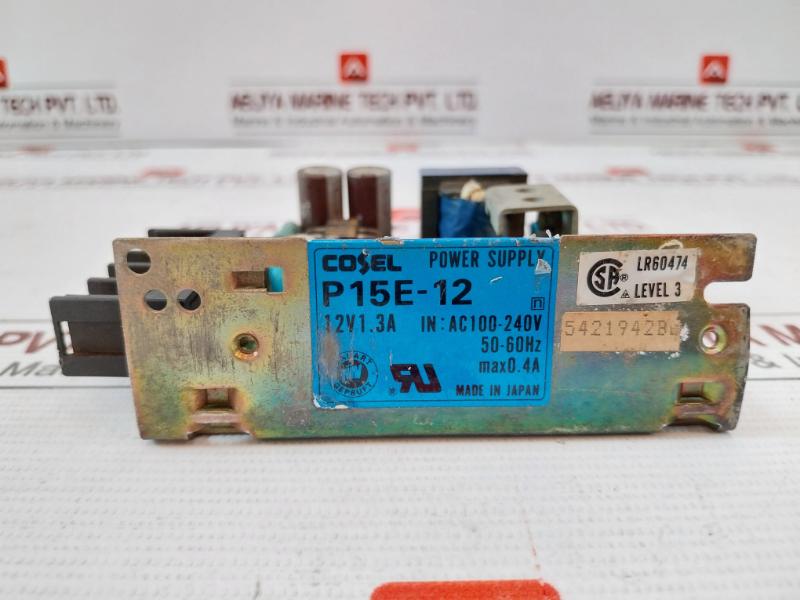 Cosel P15E-12 Power Supply Module 12V 1.3A 50-60Hz 100-240V 94V-0 5421942B