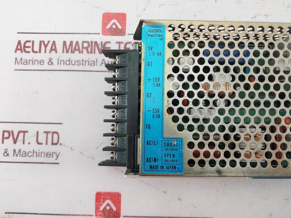 Cosel Pmc75E-2 Technical Power Supply 5V 1.5-8A 1.8A/1.0A