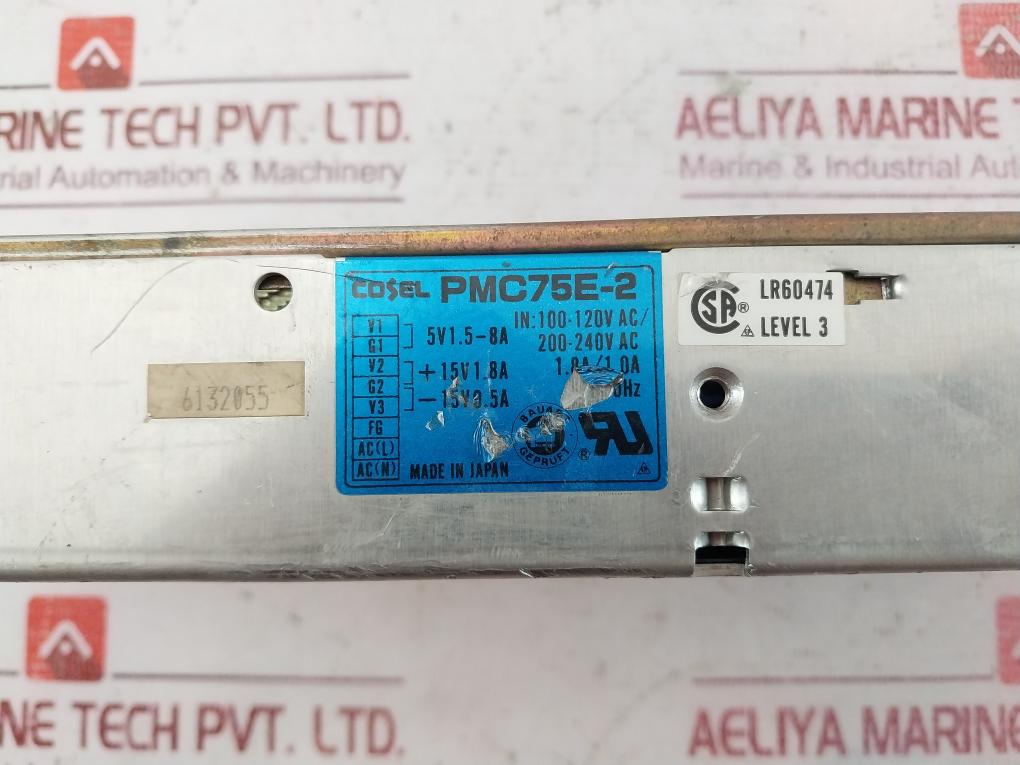 Cosel Pmc75E-2 Technical Power Supply 5V 1.5-8A 1.8A/1.0A