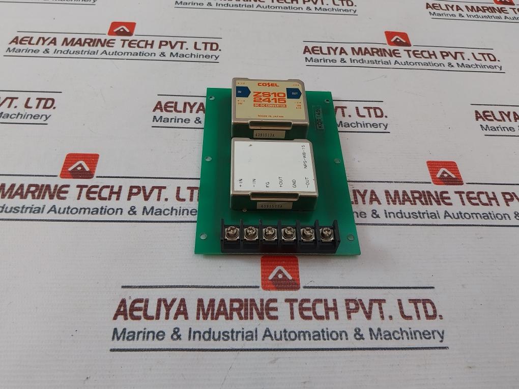 Cosel Zs102415 Dc-dc Converter On Printed Circuit Board