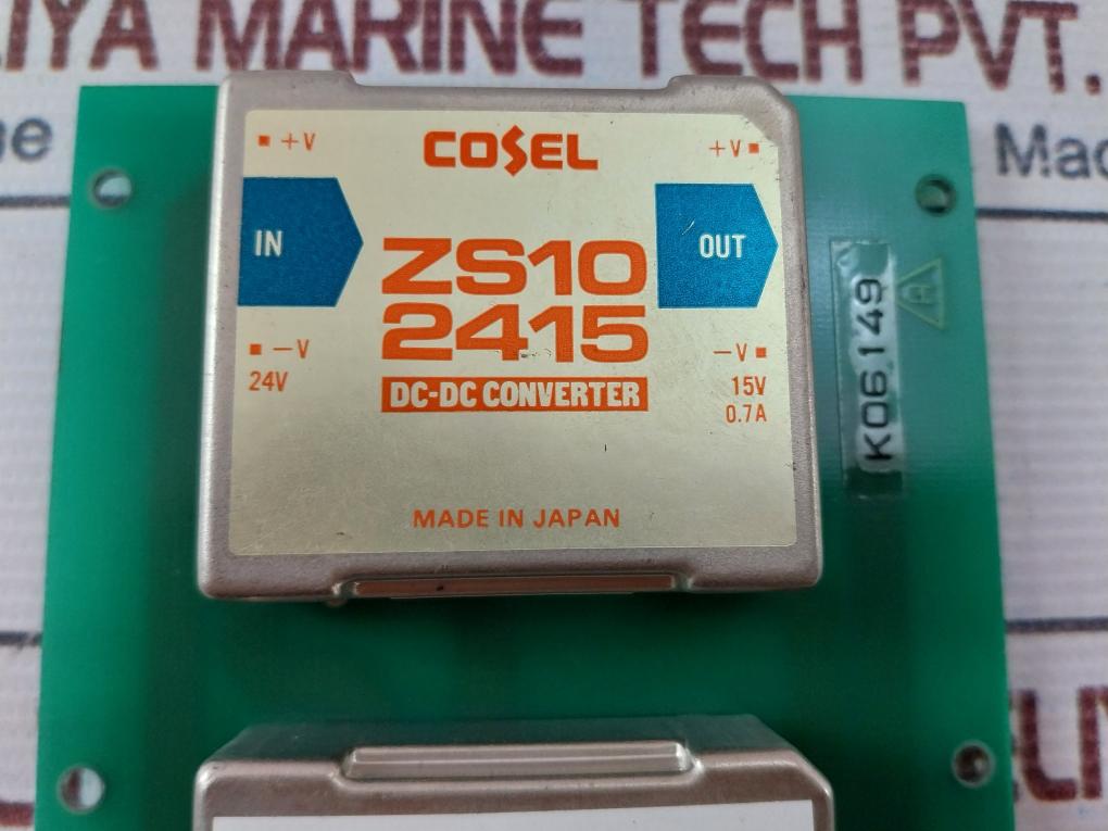 Cosel Zs102415 Dc-dc Converter On Printed Circuit Board