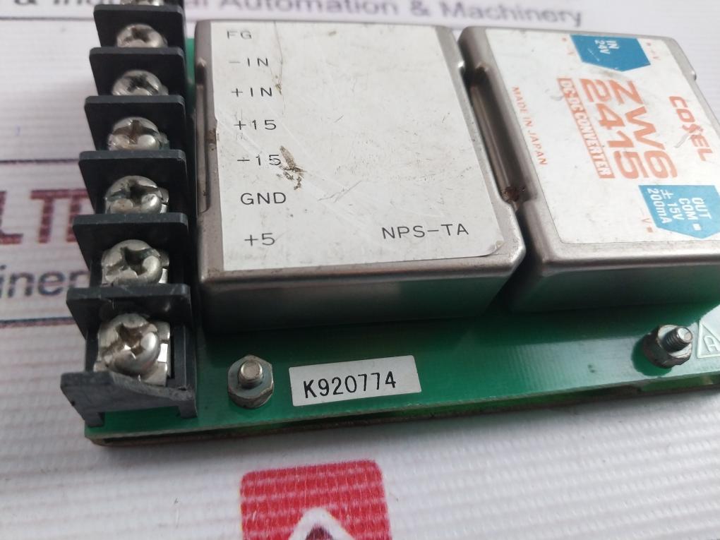 Cosel Zw62415 Dc-dc Converter Module Board 24V